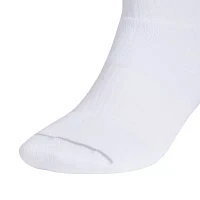 adidas Cushion Sport High 3 Pair Quarter Ankle Socks Mens