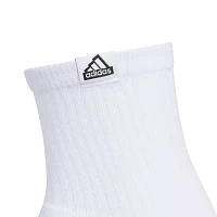 adidas Cushion Sport High 3 Pair Quarter Ankle Socks Mens