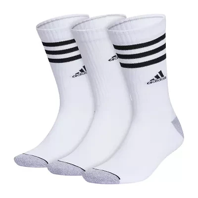 adidas Cushion 3 Pair Crew Socks Mens