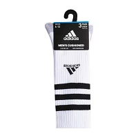 adidas Cushion 3 Pair Crew Socks Mens