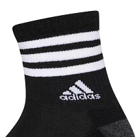 adidas Cushion 3 Pair Quarter Ankle Socks Mens