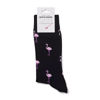 Happy Socks LITE Flamingo 1 Pair Crew Socks Mens