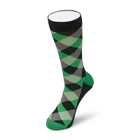 Happy Socks LITE Check 1 Pair Crew Mens