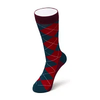 Happy Socks LITE Argyle 1 Pair Crew Socks Mens