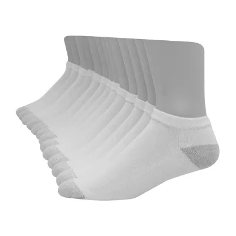 Hanes Ultimate 12 Pair Big and Tall Low Cut Socks Mens