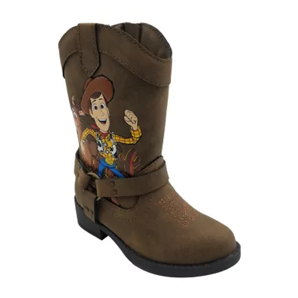 Disney Collection Toddler Boys Flat Heel Cowboy Boots