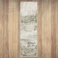 Covington Home Caracas Marbled Abstract 27"X90" Indoor Rectangular Runner