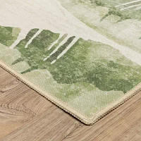 Covington Home Florentina Tropical Palm 42"X66" Indoor Outdoor Rectangular Accent Rug