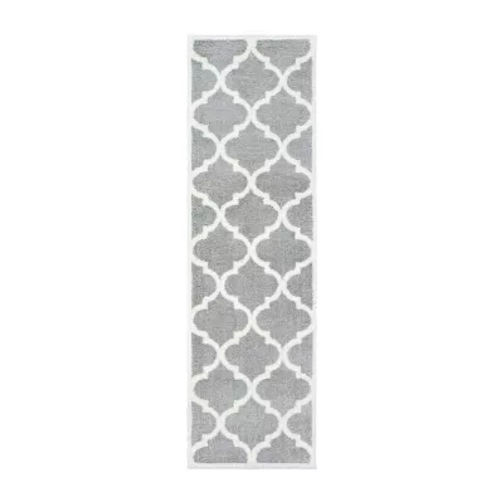 Covington Home Vienna Scalloped Lattice 27"X90" Indoor Rectangular Runner