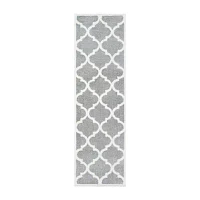 Covington Home Vienna Scalloped Lattice 27"X90" Indoor Rectangular Runner