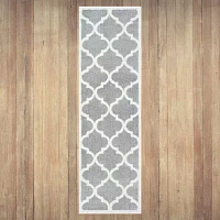 Covington Home Vienna Scalloped Lattice 27"X90" Indoor Rectangular Runner