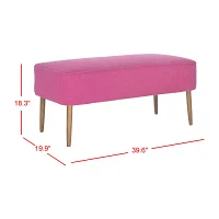 Levi Accents Upholstered Bench