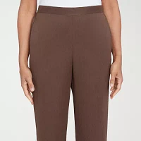 Alfred Dunner Wine Country Womens Straight Pull-On Pants