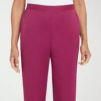 Alfred Dunner Wine Country Womens Straight Pull-On Pants