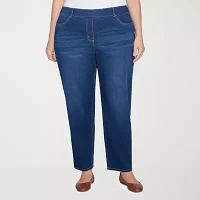 Alfred Dunner Harvest Moon Womens Straight Pull-On Pants