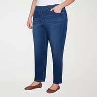 Alfred Dunner Harvest Moon Womens Straight Pull-On Pants