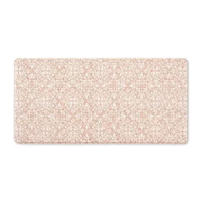 Town And Country Vintage Medallion 18" X 39" Indoor Rectangular Kitchen Mat