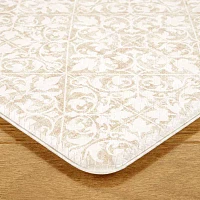 Town And Country Vintage Medallion 18" X 39" Indoor Rectangular Kitchen Mat