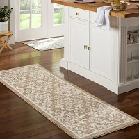 Town And Country Walker Medallion Washable 24" X 72" Indoor Rectangular Runner