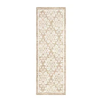 Town And Country Walker Medallion Washable 24" X 72" Indoor Rectangular Runner