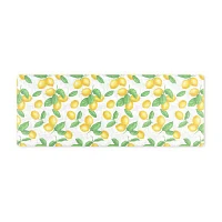 Martha Stewart Lots Of Lemons Floral Indoor Rectangular Kitchen Mat