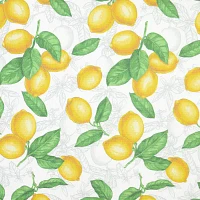 Martha Stewart Lots Of Lemons Floral Indoor Rectangular Kitchen Mat