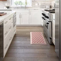 Martha Stewart Miles Air Diamond Indoor Rectangular Kitchen Mat