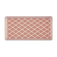 Martha Stewart Miles Air Diamond Indoor Rectangular Kitchen Mat