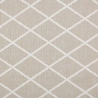 Martha Stewart Miles Air Diamond Indoor Rectangular Kitchen Mat