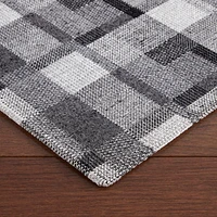 Martha Stewart Owens Air 20" X 36" Plaid Indoor Rectangular Kitchen Mat