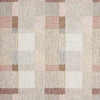 Martha Stewart Owens Air 20" X 36" Plaid Indoor Rectangular Kitchen Mat
