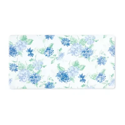 Martha Stewart Amber Daisy Floral Indoor Rectangular Kitchen Mat