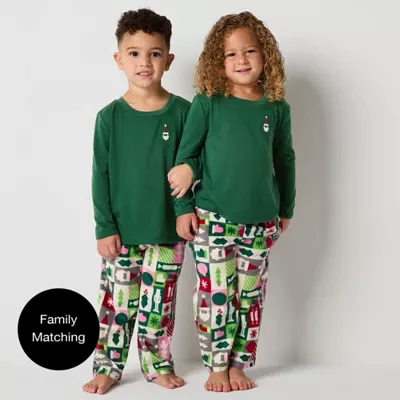 North Pole Trading Co. Toddler Unisex Microfleece 2-pc. Christmas Matching Family Pajama Set