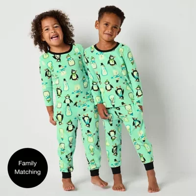 North Pole Trading Co. Toddler Unisex Microfleece 2-pc. Christmas Matching Family Pajama Set