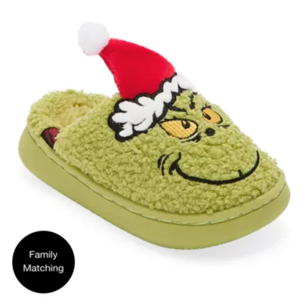 Dr. Seuss Grinch Toddler Unisex Slip-On Slippers