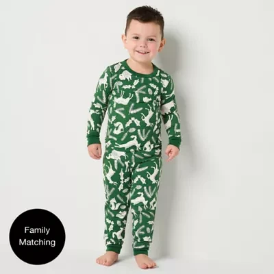 North Pole Trading Co. Toddler Unisex 2-pc. Christmas Matching Family Pajama Set