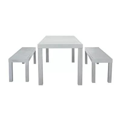 Dario Patio Collection 3-pc. Weather Resistant Rectangular Dining Set