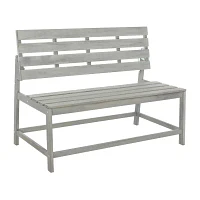 Ruben Natural Wood Patio Bench