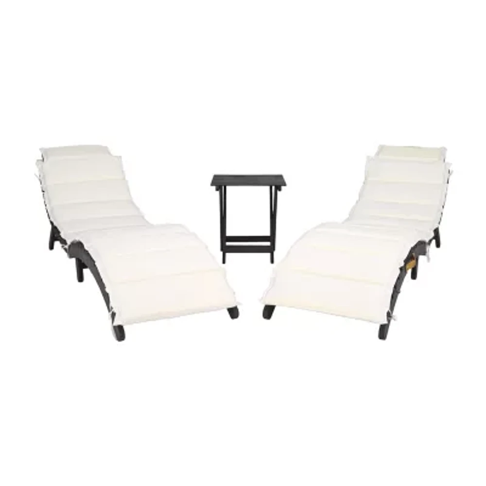 Pacifica 3-pc. Patio Lounge Set