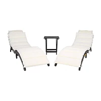 Pacifica 3-pc. Patio Lounge Set