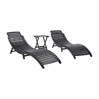 Pacifica 3-pc. Patio Lounge Set