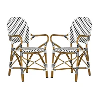 Hooper 2 Pack Patio Accent Chair