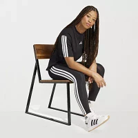 adidas Essentials High Rise 3 Stripes Full Length Leggings