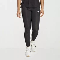 adidas Essentials High Rise 3 Stripes Full Length Leggings