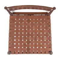Eluned Dining Chair with Basket Woven Seat - Set of 2