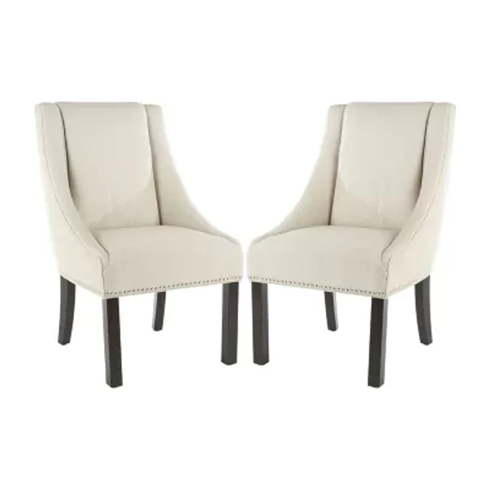 Morris Dining  Collection 2-pc. Upholstered Tufted Chair