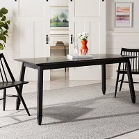 Brayson Collection Rectangular Wood-Top Dining Table
