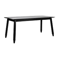 Brayson Collection Rectangular Wood-Top Dining Table