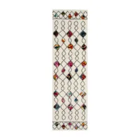 Safavieh Lucinda Geometric Shag Rectangular Runner