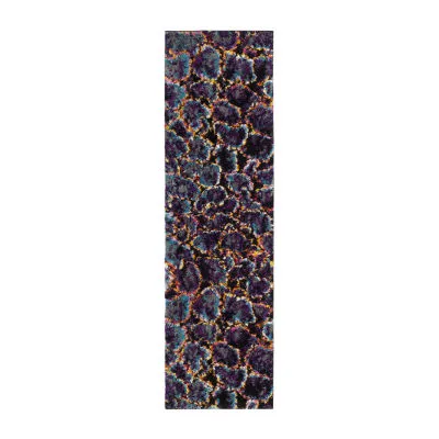 Safavieh Fruits Abstract Shag Rectangular Runner